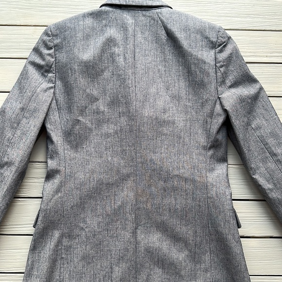 J.Crew Regent Chambray Blazer size 2 - Picture 6 of 11